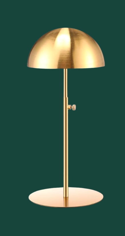 Adjustable Wig Stand - Gold